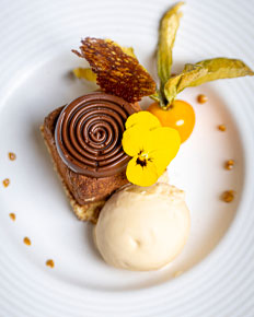 Dessert chocolat — photographie réalisée par PHOTOPRODSTUDIO à Castres