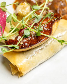 Foie gras poêlé, nem — photographie réalisée par PHOTOPRODSTUDIO à Castres